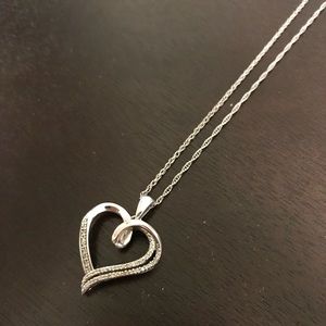 Sterling Silver Heart Necklace ❤️
